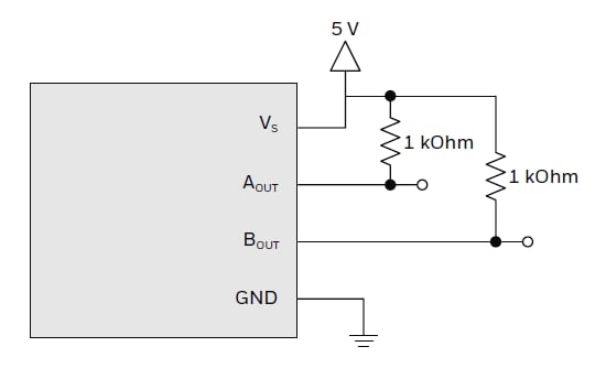 Honeywell Sensing & Control VM821Q1 AMR 4-Pin Quadrature Sensor IC